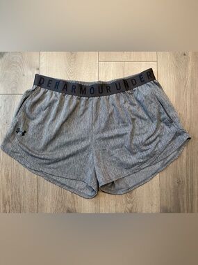 Under Armour Gray Women's Athletic Shorts